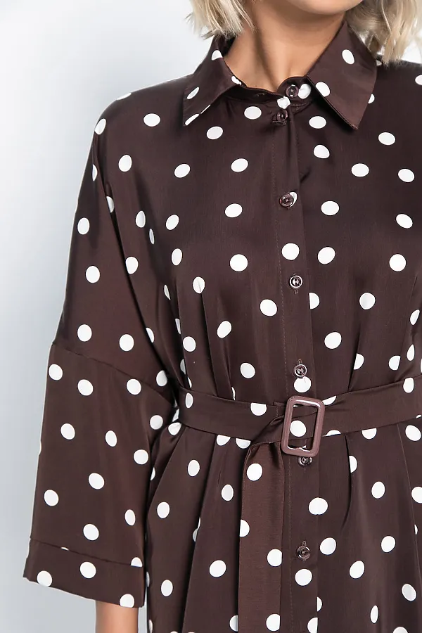 Платье Сьюзен LADY TAIGA, шоколад - фото 2