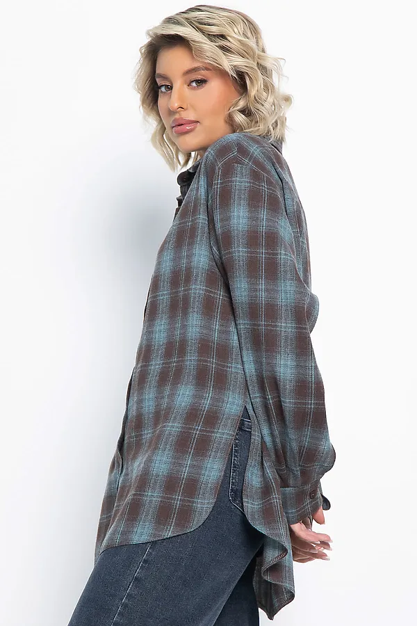 Рубашка Дэлли LADY TAIGA, шоколад - фото 2