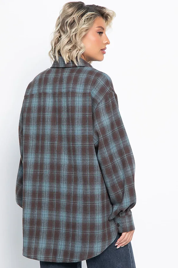 Рубашка Дэлли LADY TAIGA, шоколад - фото 2