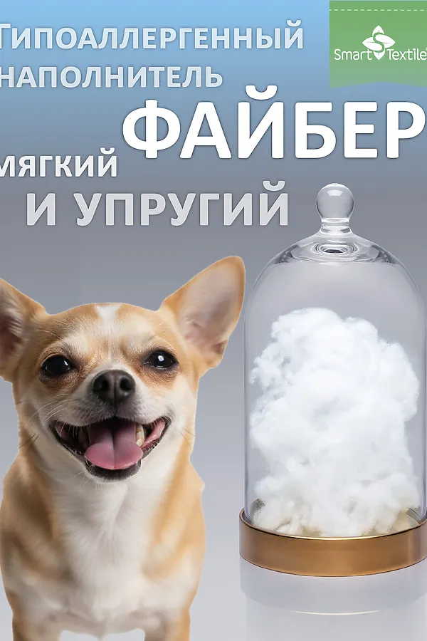 Лежанка для кошек и собак МурГав. Размер: 40*60см. Чехол: велюр НАТАЛИ, серый - фото 2