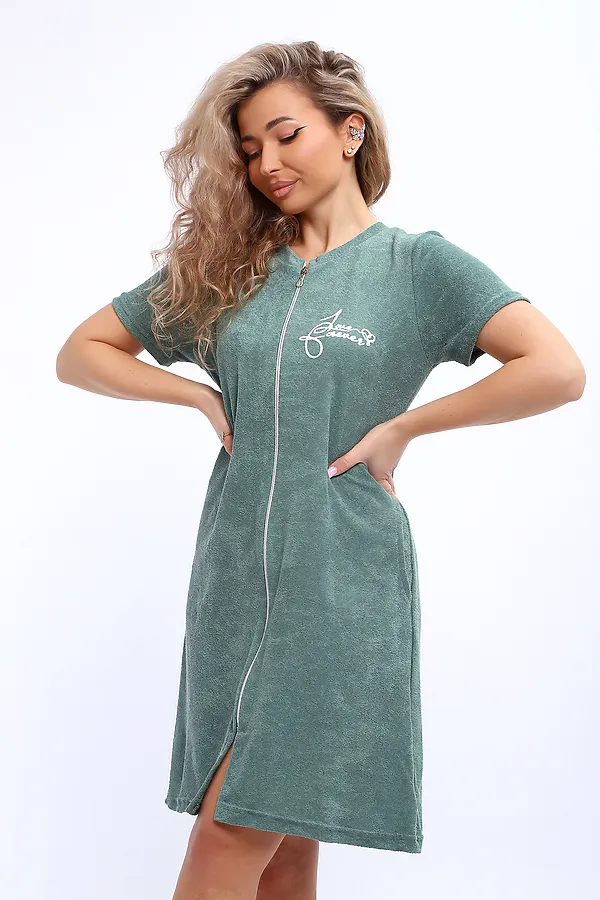 Халат 5719 НАТАЛИ, светло-зеленый - фото 2