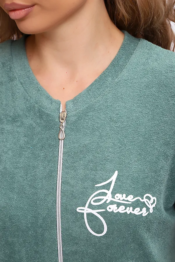 Халат 5719 НАТАЛИ, светло-зеленый - фото 2