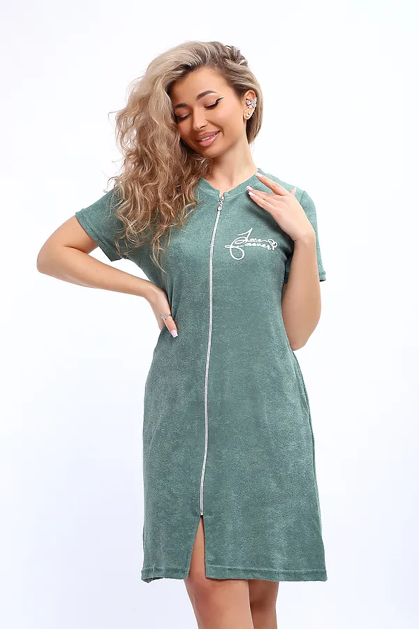 Халат 5719 НАТАЛИ, светло-зеленый - фото 2