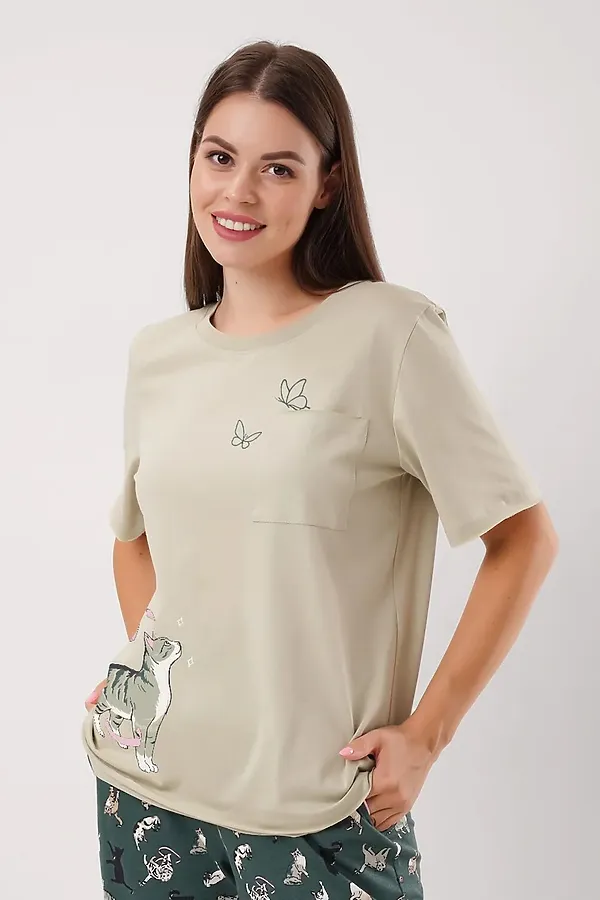 Пижама CLEVER, оливковый/зелёный - фото 2