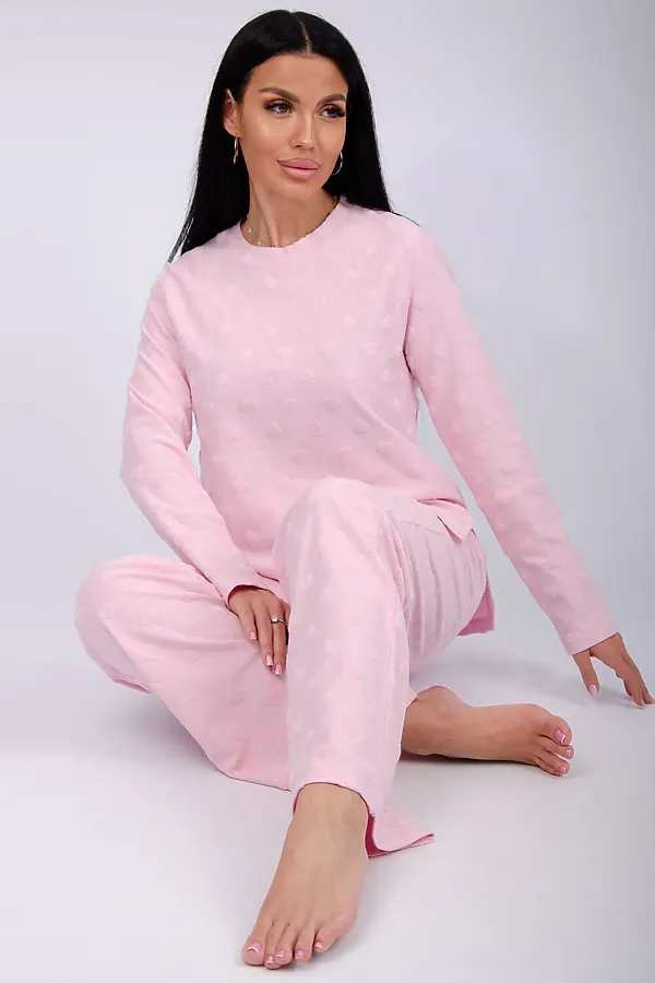 Пижама с брюками Лёгкость НАТАЛИ, розовый - фото 2