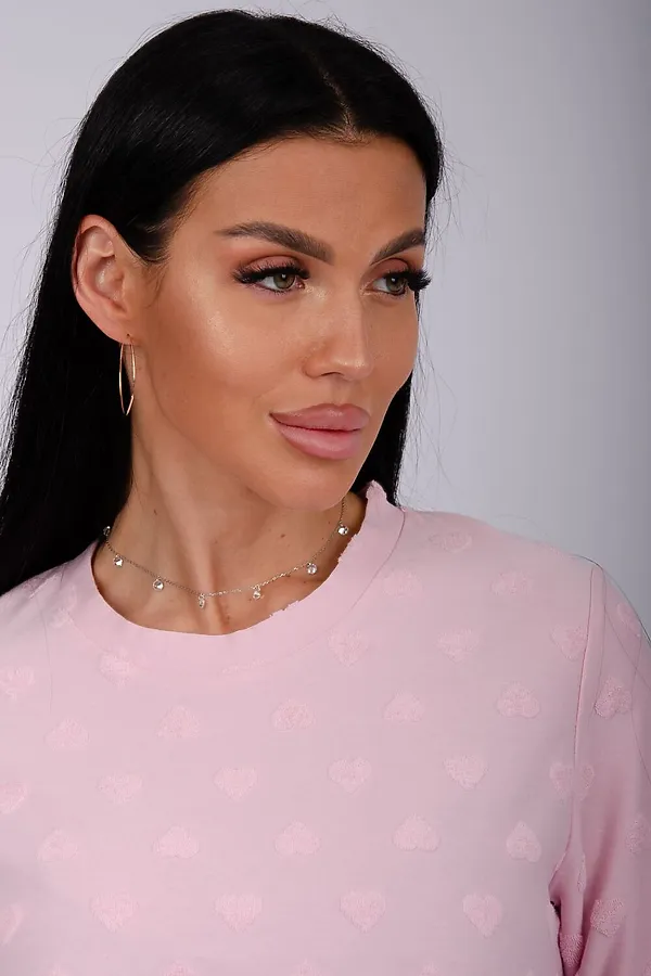 Пижама с брюками Лёгкость НАТАЛИ, розовый - фото 2