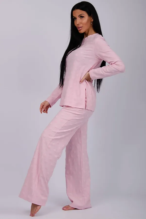 Пижама с брюками Лёгкость НАТАЛИ, розовый - фото 2
