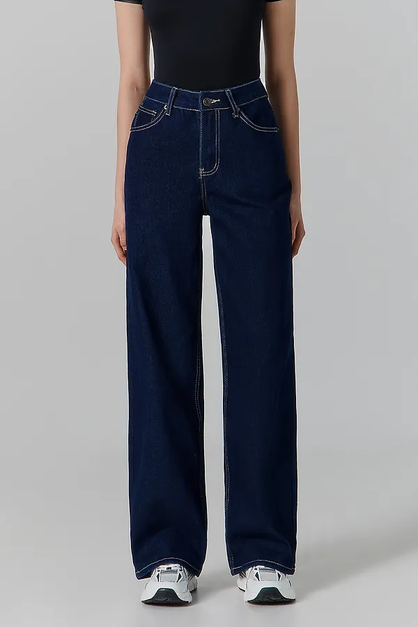 Джинсы женские MARK FORMELLE, темно -синий - фото 2