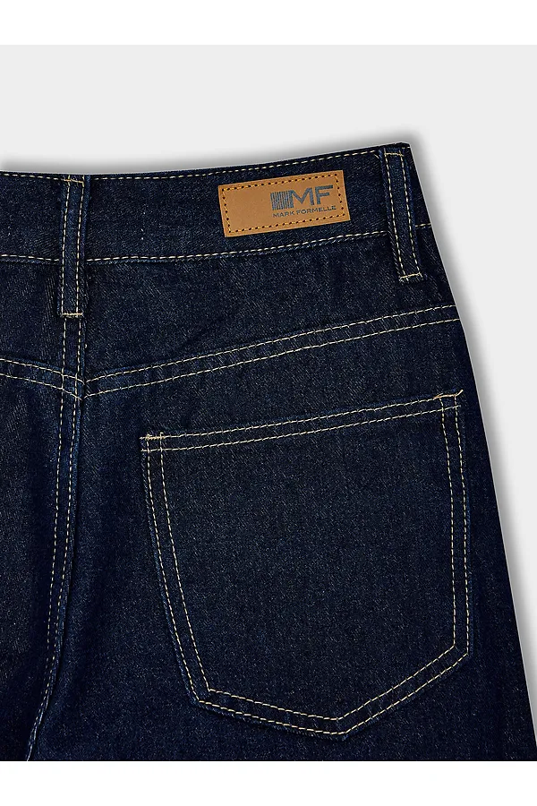 Джинсы женские MARK FORMELLE, темно -синий - фото 2
