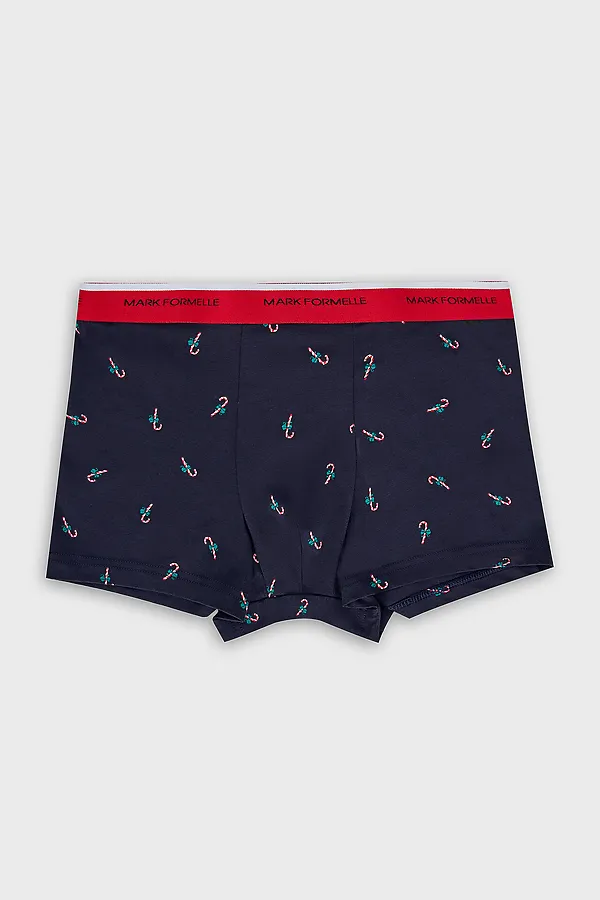 Трусы мужские MARK FORMELLE, маленькие леденцы на т.синем - фото 2
