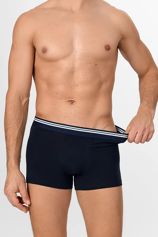 Трусы мужские (3шт) MARK FORMELLE, т.синий +т.синий +т.синий - фото 2