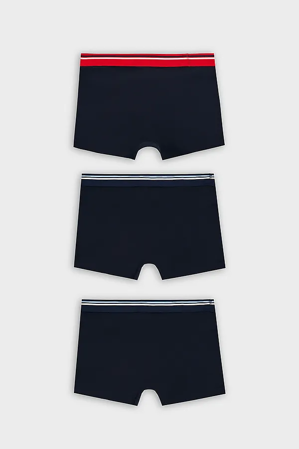 Трусы мужские (3шт) MARK FORMELLE, т.синий +т.синий +т.синий - фото 2