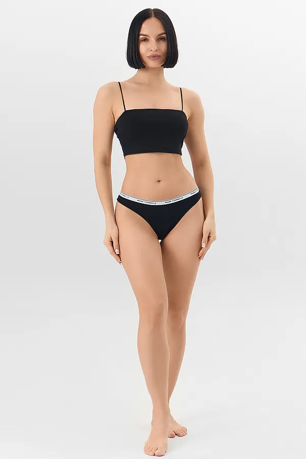 Трусы женские (3шт.) MARK FORMELLE, т.серый меланж 4348-f +мятный +черный - фото 2