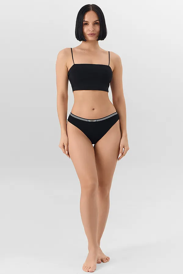 Трусы женские (3шт.) MARK FORMELLE, серый меланж 4306-а-1 - фото 2