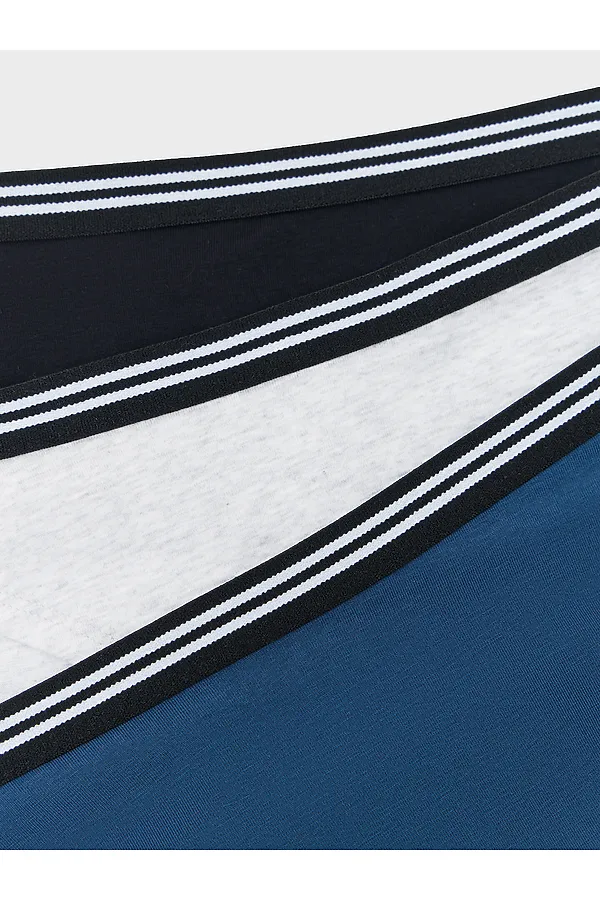 Трусы женские (3шт.) MARK FORMELLE, серый меланж 4306-а-1 - фото 2