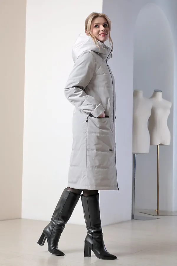 Пальто DIZZYWAY, св.серый - фото 2