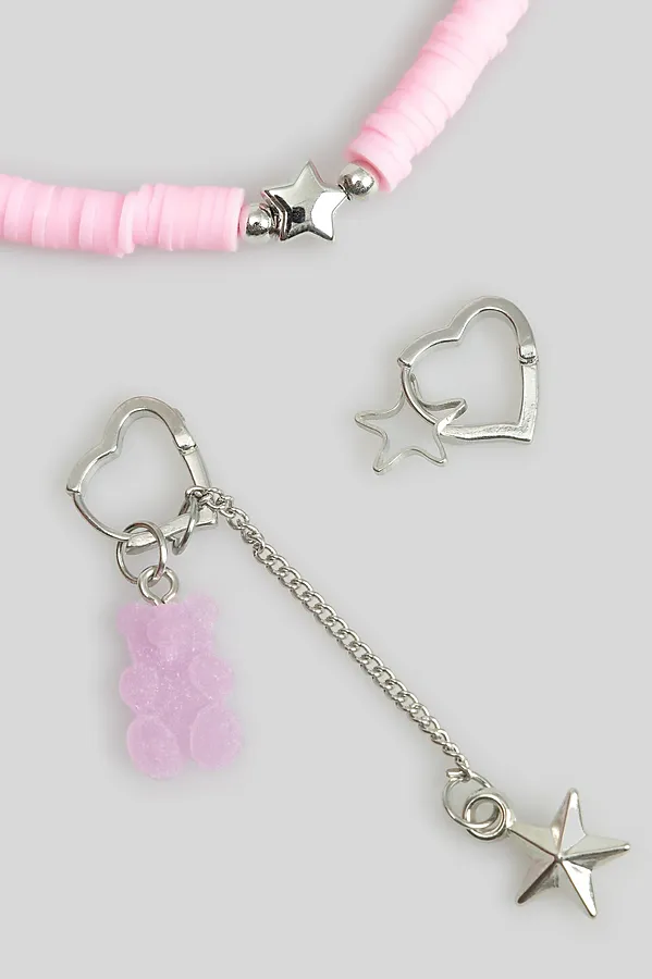 Набор (бусы + серьги) ACOOLA, разноцветный - фото 2