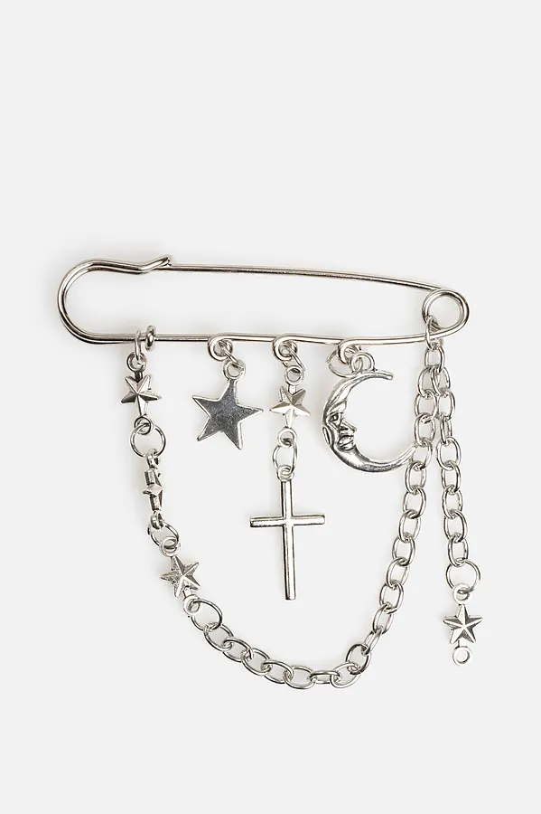 Брошь ACOOLA, серебристый - фото 2