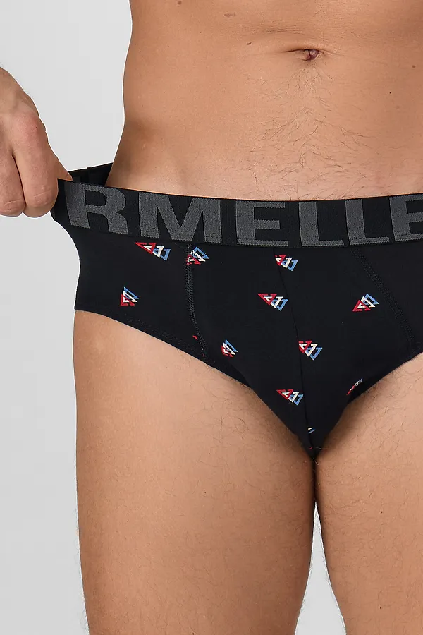 Трусы мужские MARK FORMELLE, узор на черном - фото 2