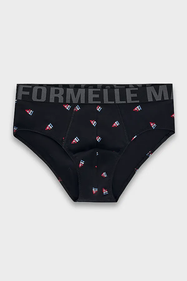 Трусы мужские MARK FORMELLE, узор на черном - фото 2