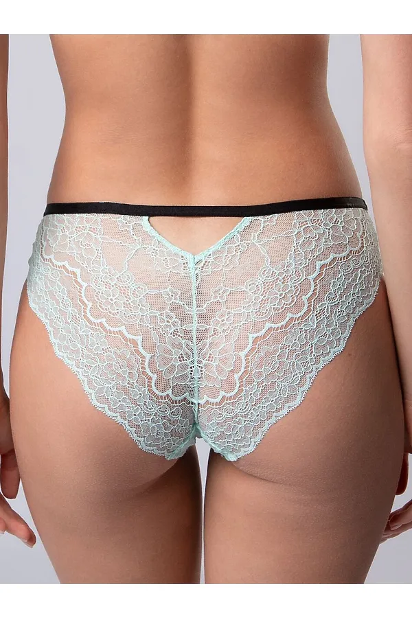 	Комплект (Бюстгальтер+Трусы, 2 шт.) INDEFINI, изумрудный - фото 2