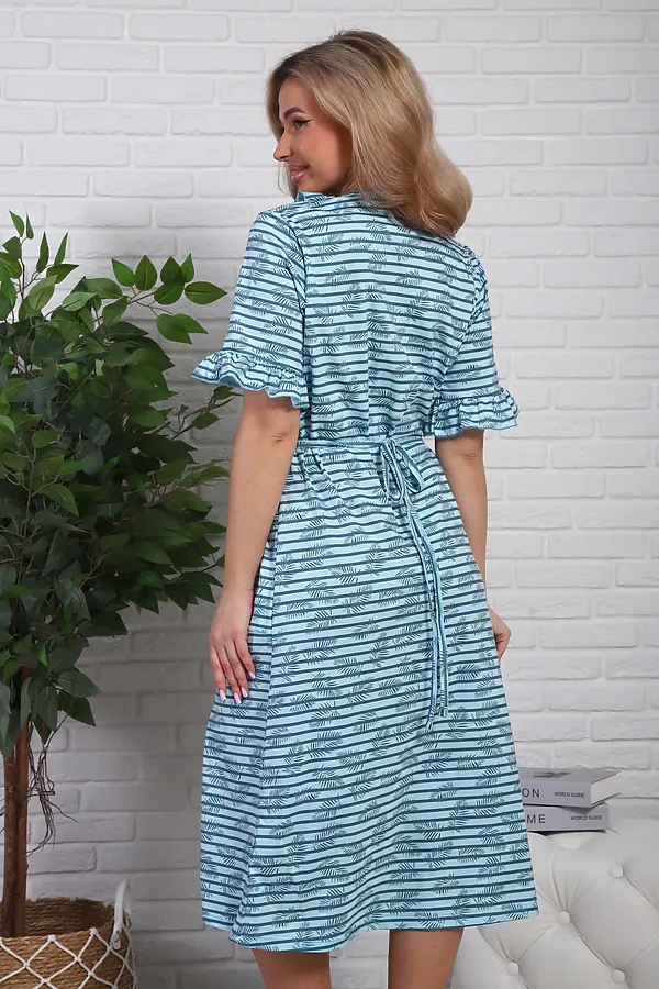 Халат 320 НАТАЛИ, голубой - фото 2