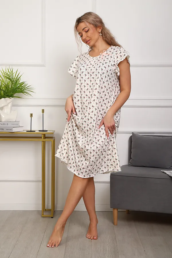 Сорочка 316 НАТАЛИ, экрю - фото 2