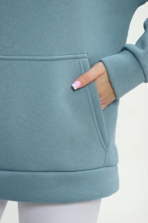 Худи 83910 НАТАЛИ, серо-голубой - фото 2