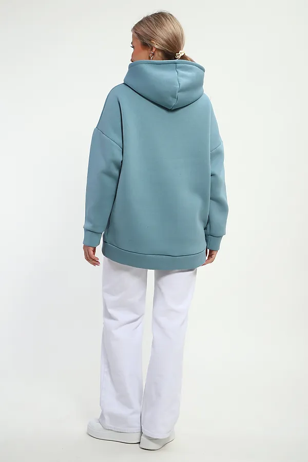 Худи 83910 НАТАЛИ, серо-голубой - фото 2