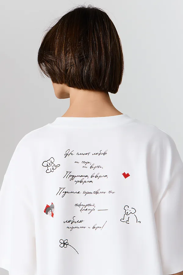 Футболка женская MARK FORMELLE, белый +печать24 - фото 2