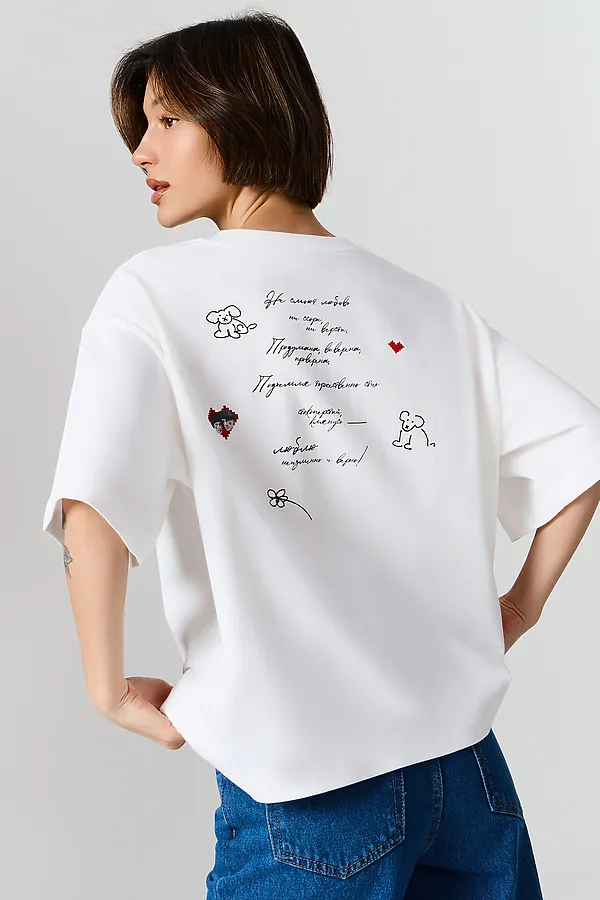 Футболка женская MARK FORMELLE, белый +печать24 - фото 2