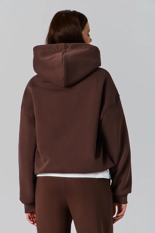 Худи женское MARK FORMELLE, шоколадное мартини - фото 2