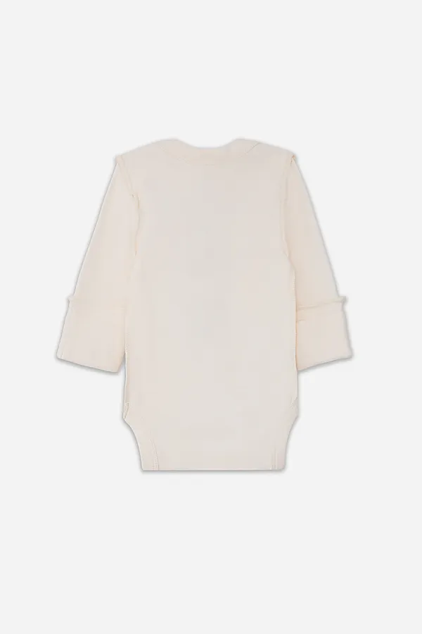 Боди детское (3шт.) MARK FORMELLE, молочный +котики с цветами на молочном +цветочки на розовом - фото 2