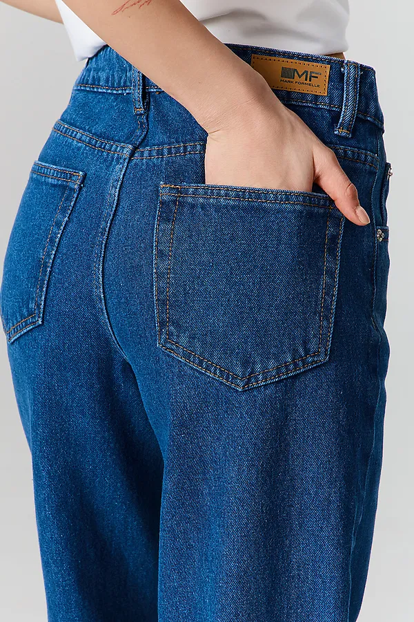 Джинсы женские MARK FORMELLE, синий - фото 2