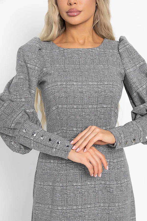 Платье LADY TAIGA, серое - фото 2