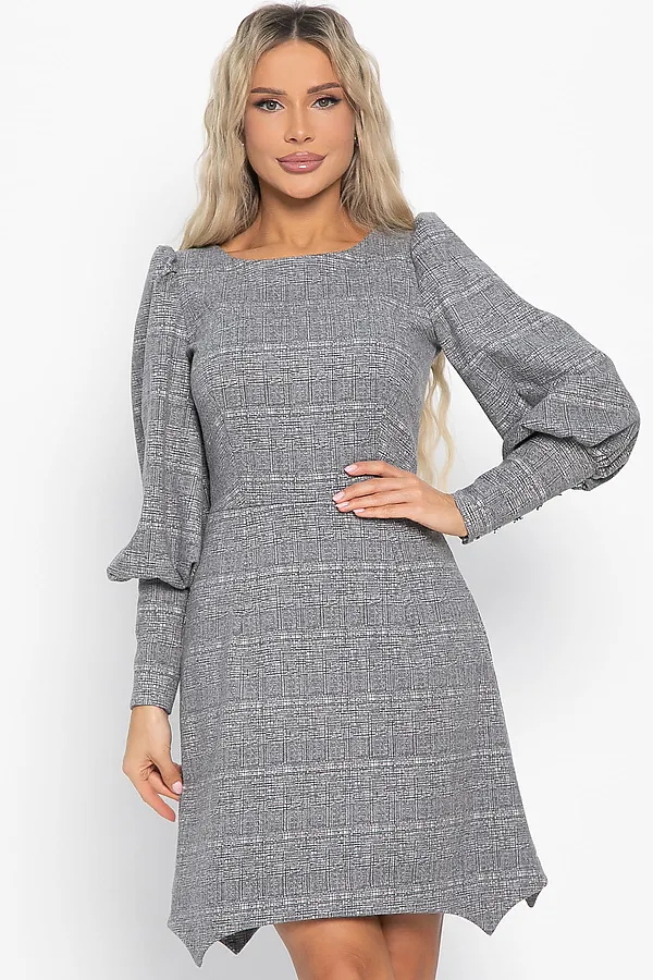 Платье LADY TAIGA, серое - фото 2