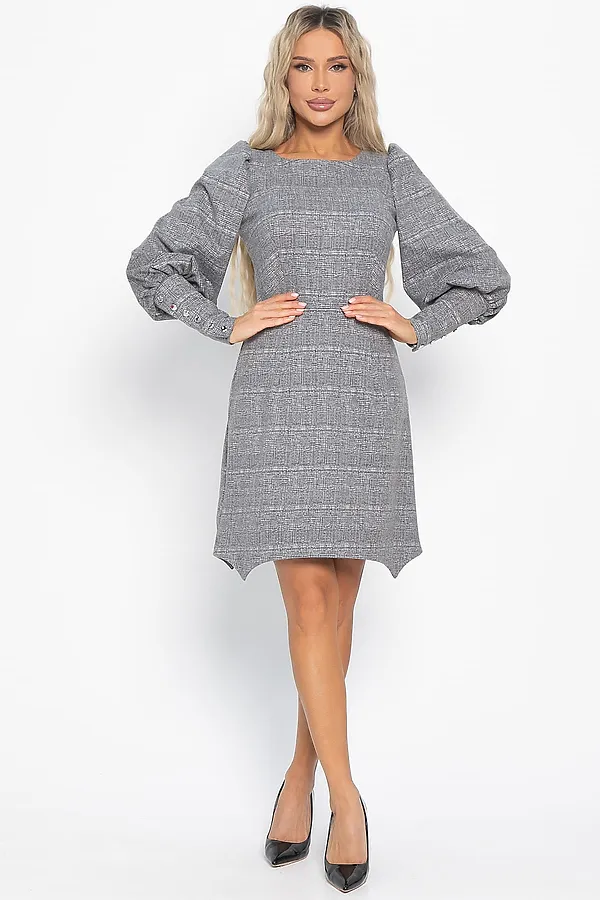 Платье LADY TAIGA, серое - фото 2