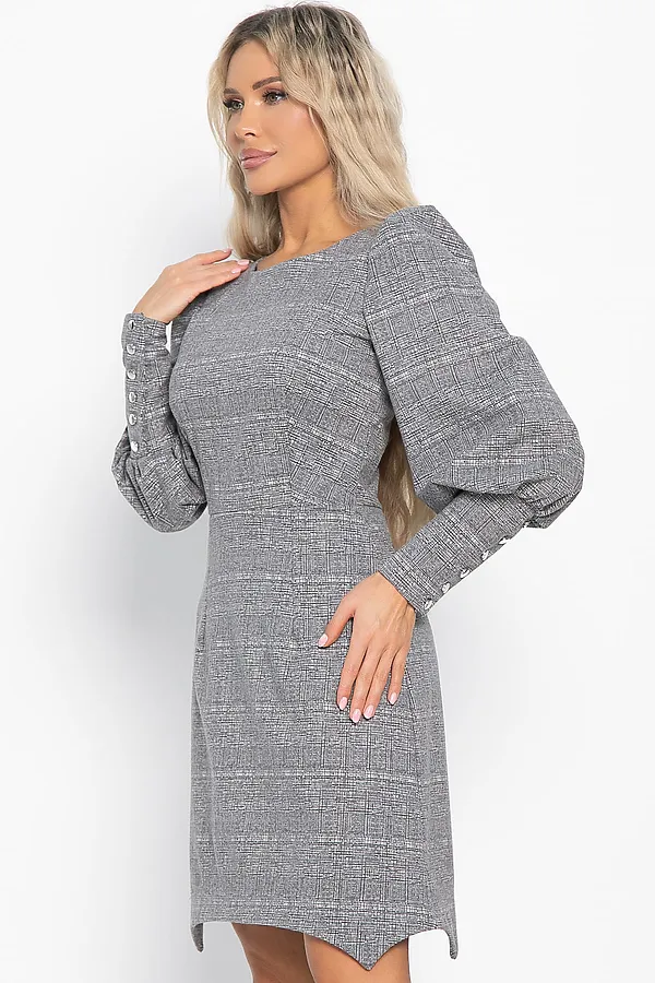 Платье LADY TAIGA, серое - фото 2