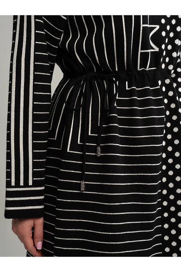 Платье Латута LADY TAIGA, черно-белое - фото 2