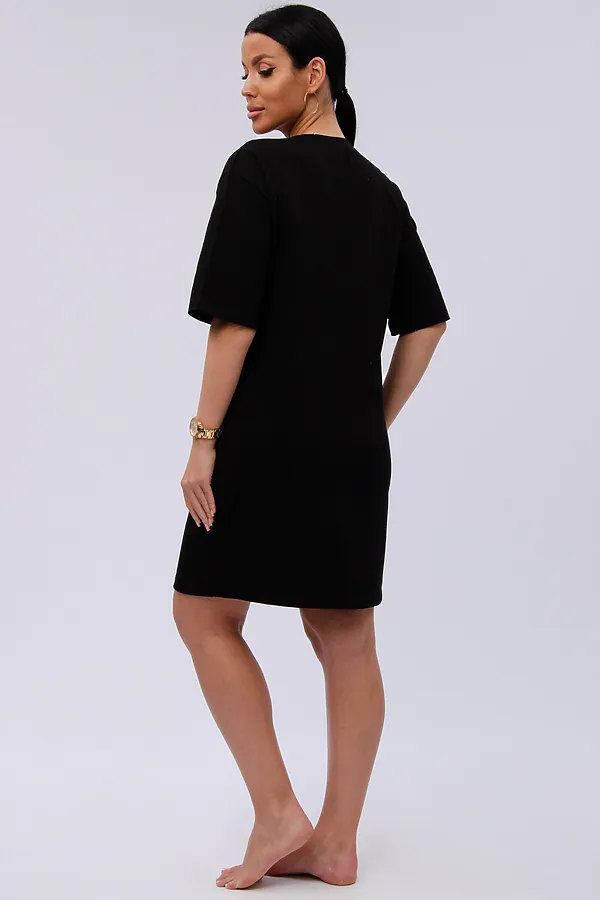 Сорочка Царевна НАТАЛИ, черная - фото 2