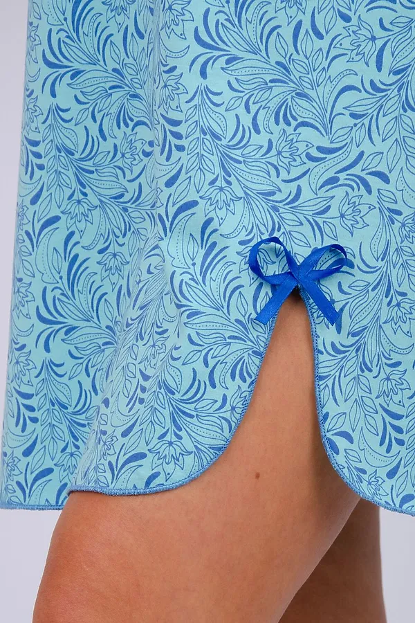 Сорочка Катюша НАТАЛИ, бирюза - фото 2