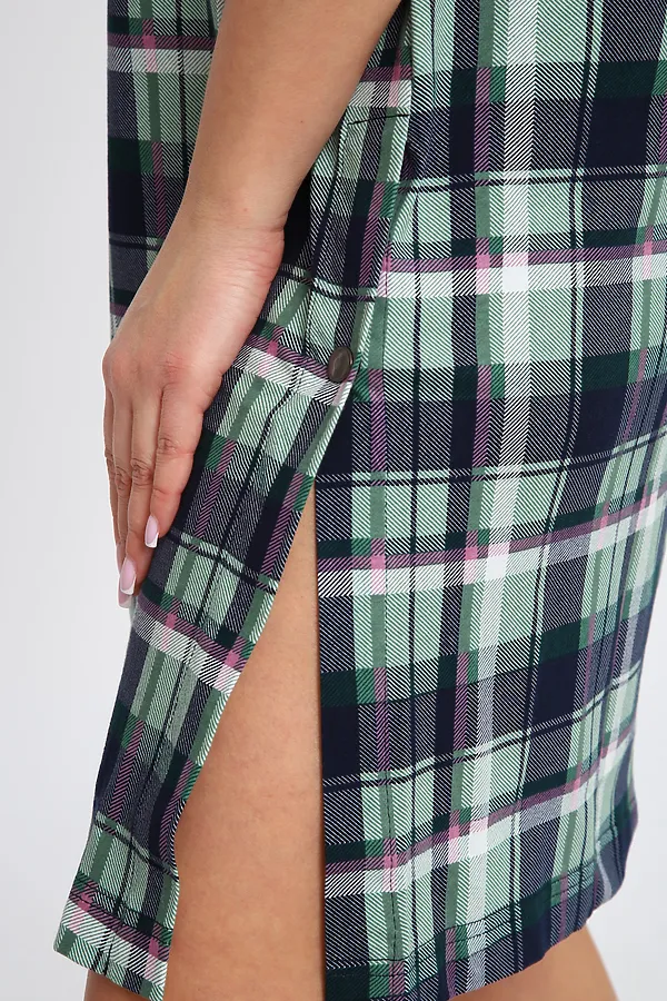 Туника ТПК-01 НАТАЛИ, голубой, ментол, розовый - фото 2