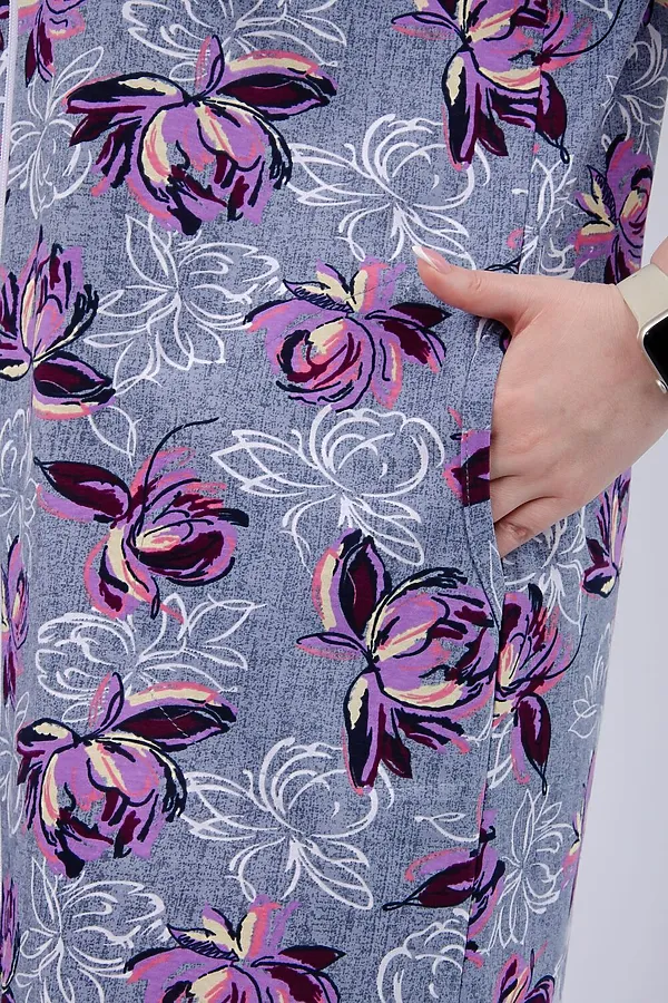 Халат Рената НАТАЛИ, кувшинки - фото 2