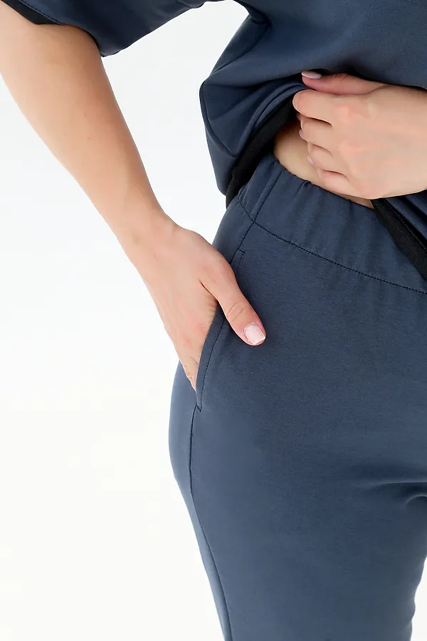 Костюм с брюками КЖ-005 НАТАЛИ, темно-синий - фото 2