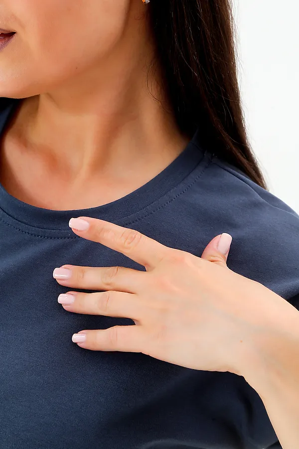 Костюм с брюками КЖ-005 НАТАЛИ, темно-синий - фото 2