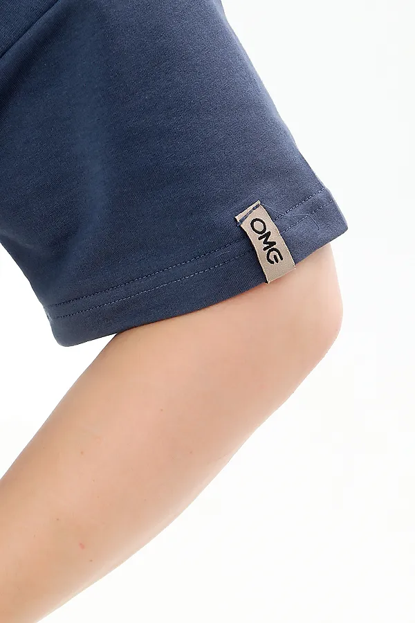 Костюм с брюками КЖ-005 НАТАЛИ, темно-синий - фото 2