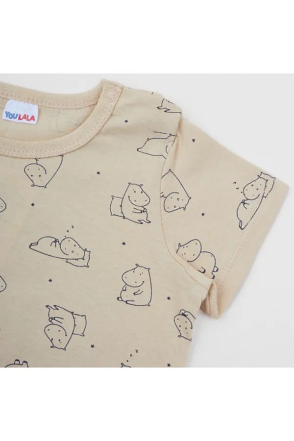 Футболка YOULALA, бежевый - фото 2