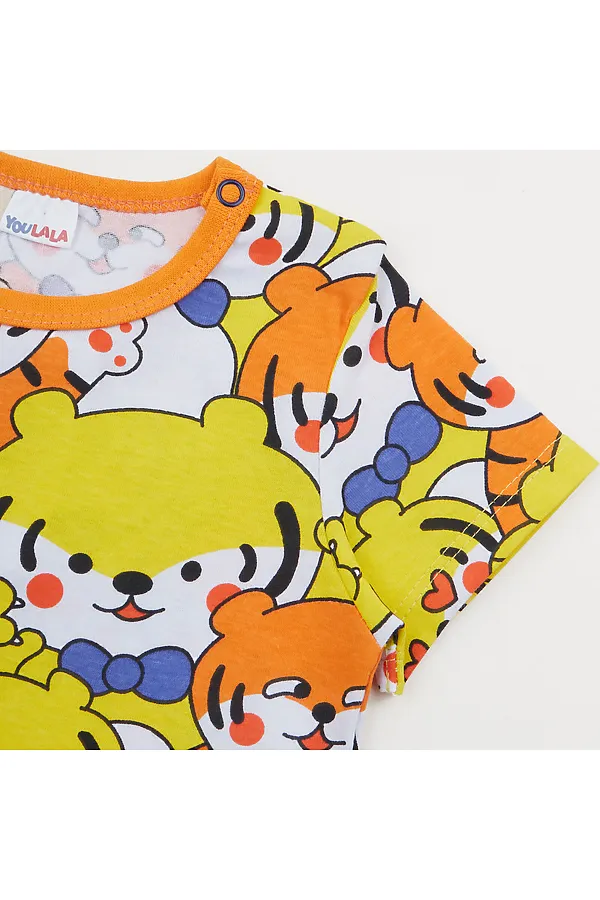 Футболка кулирка YOULALA, оранжевый - фото 2