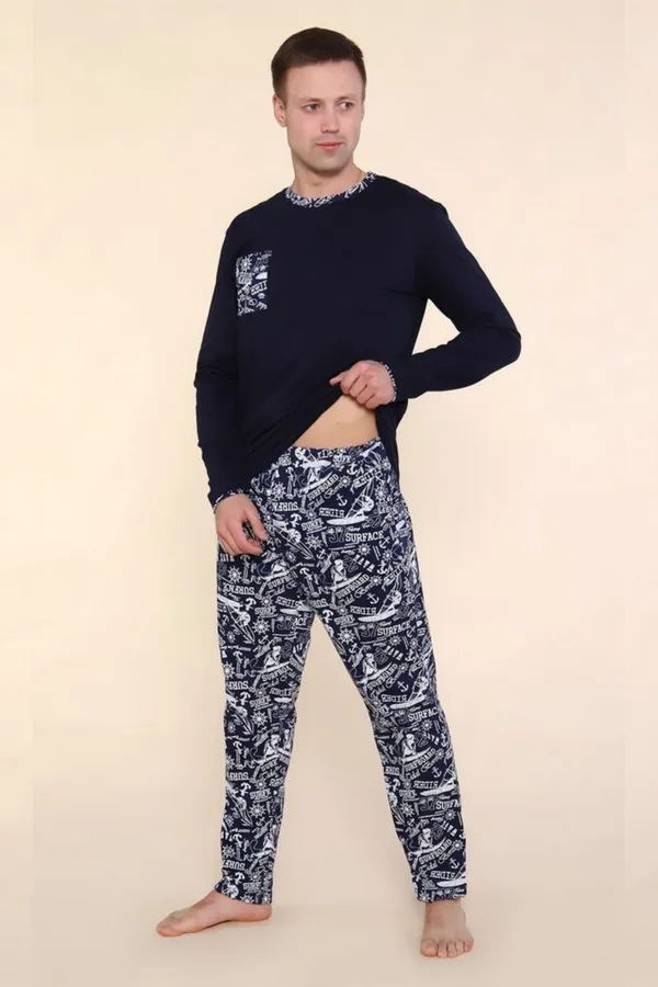 Костюм с брюками 820 Surface НАТАЛИ, темно-синий - фото 2