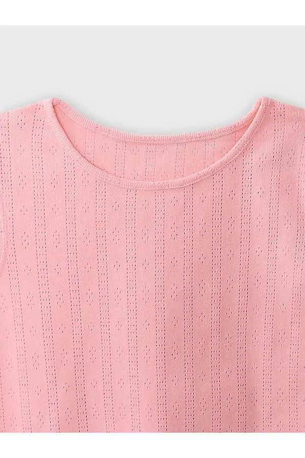 Комплект для девочек (футболка, шорты) MARK FORMELLE, розовый - фото 2